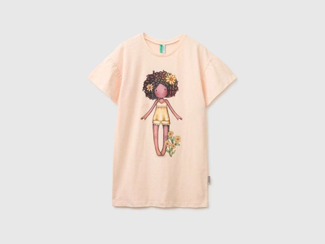 Benetton Soft Pink Girls ©Santoro Gorjussª Nightgown SKU: 3SLB0C00R_21W Image 01