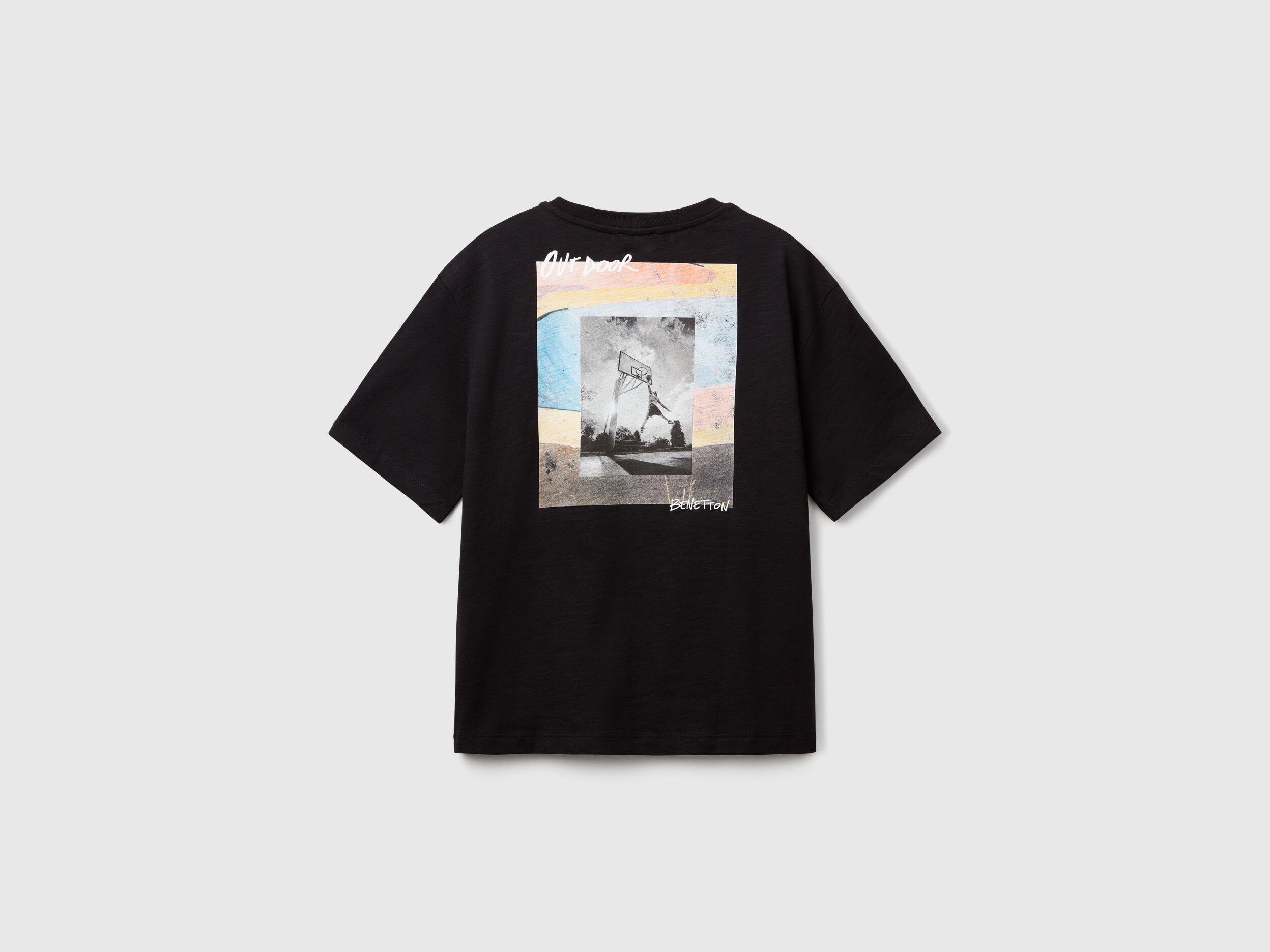 Benetton_T-Shirt with Photo Print_3SLUC10P8_100_02