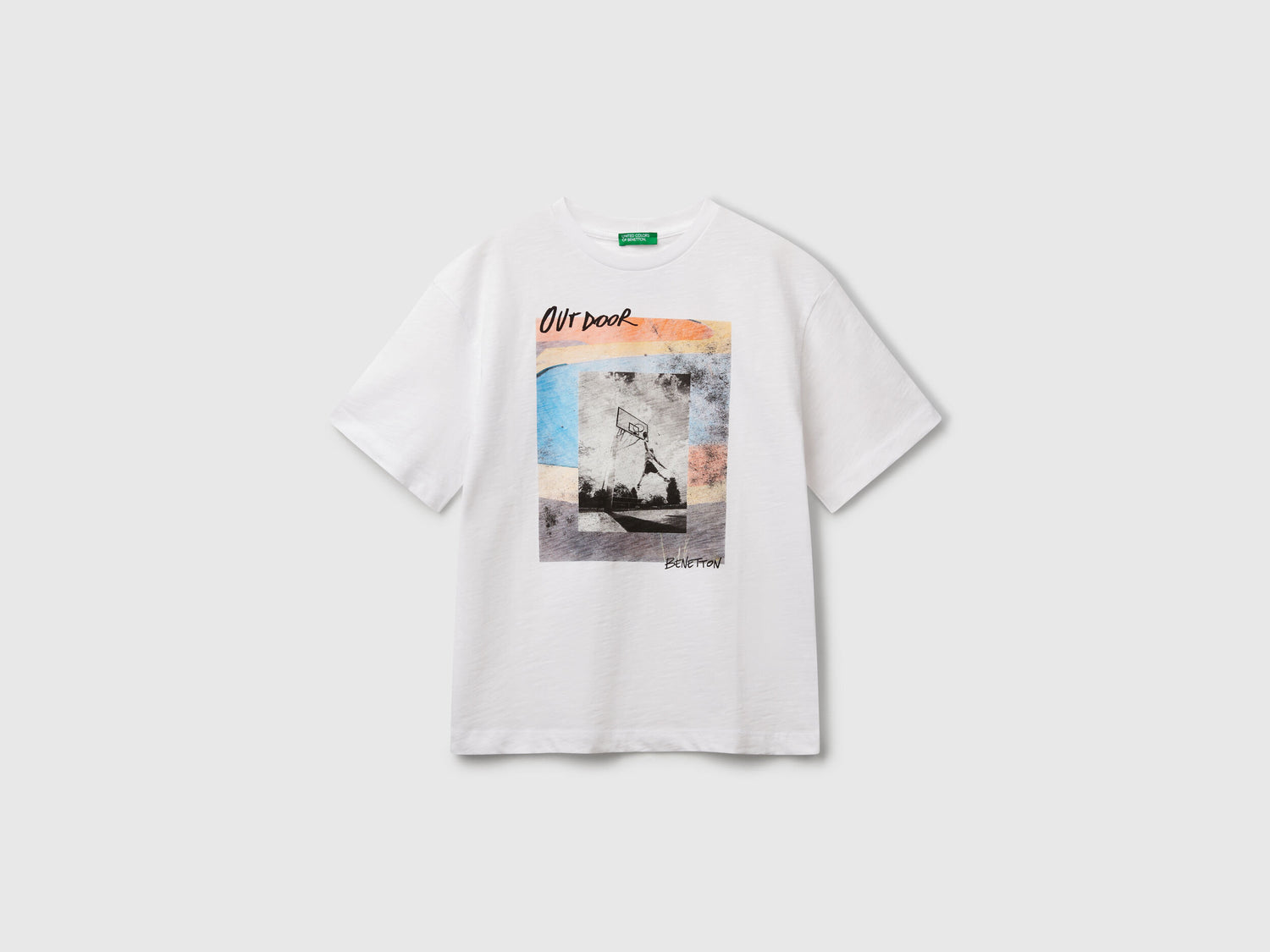 Benetton_T-Shirt with Photo Print_3SLUC10P8_101_01