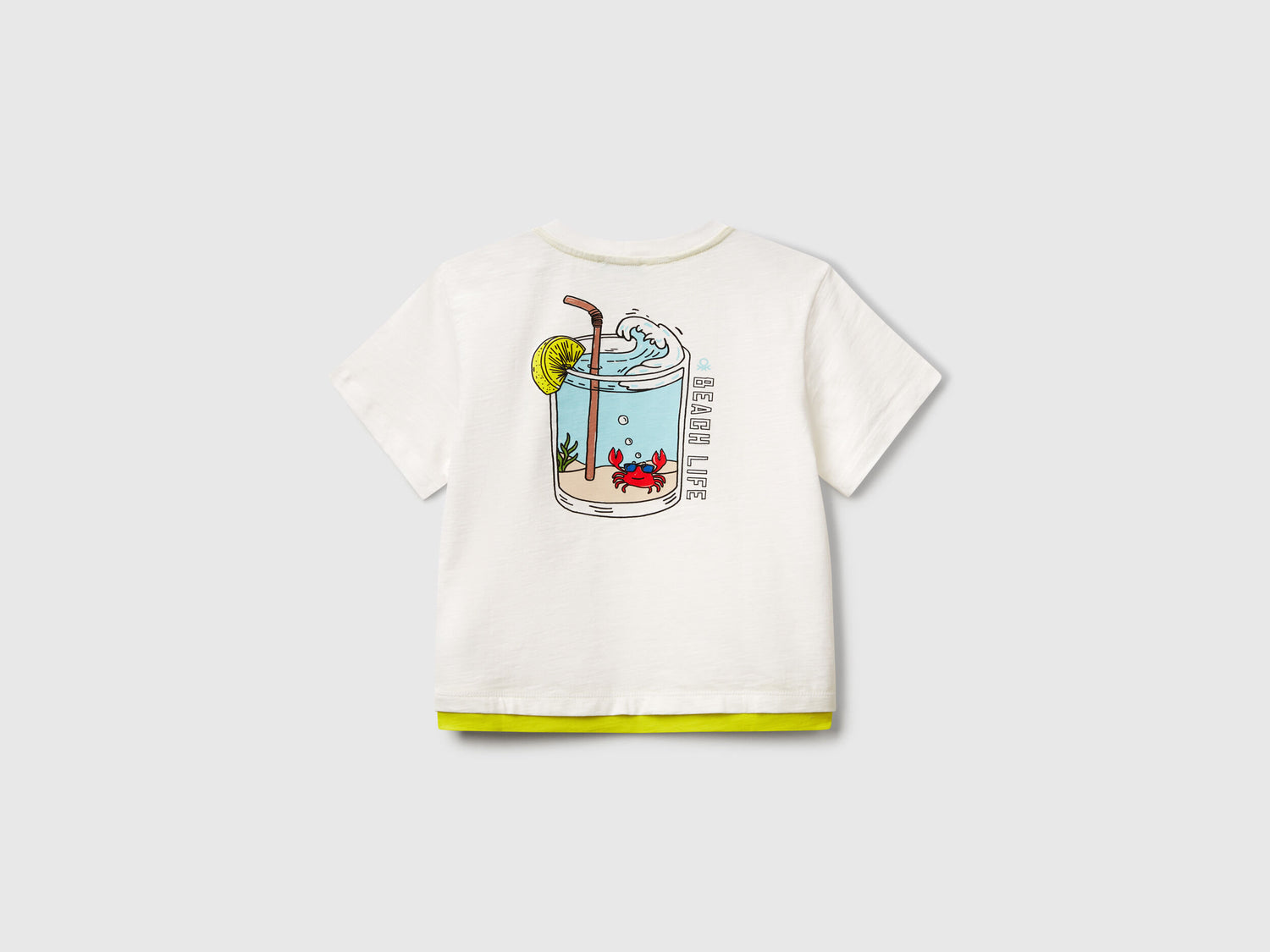 Benetton_Oversized T-Shirt in Lightweight Cotton_3SLUG10JF_074_02