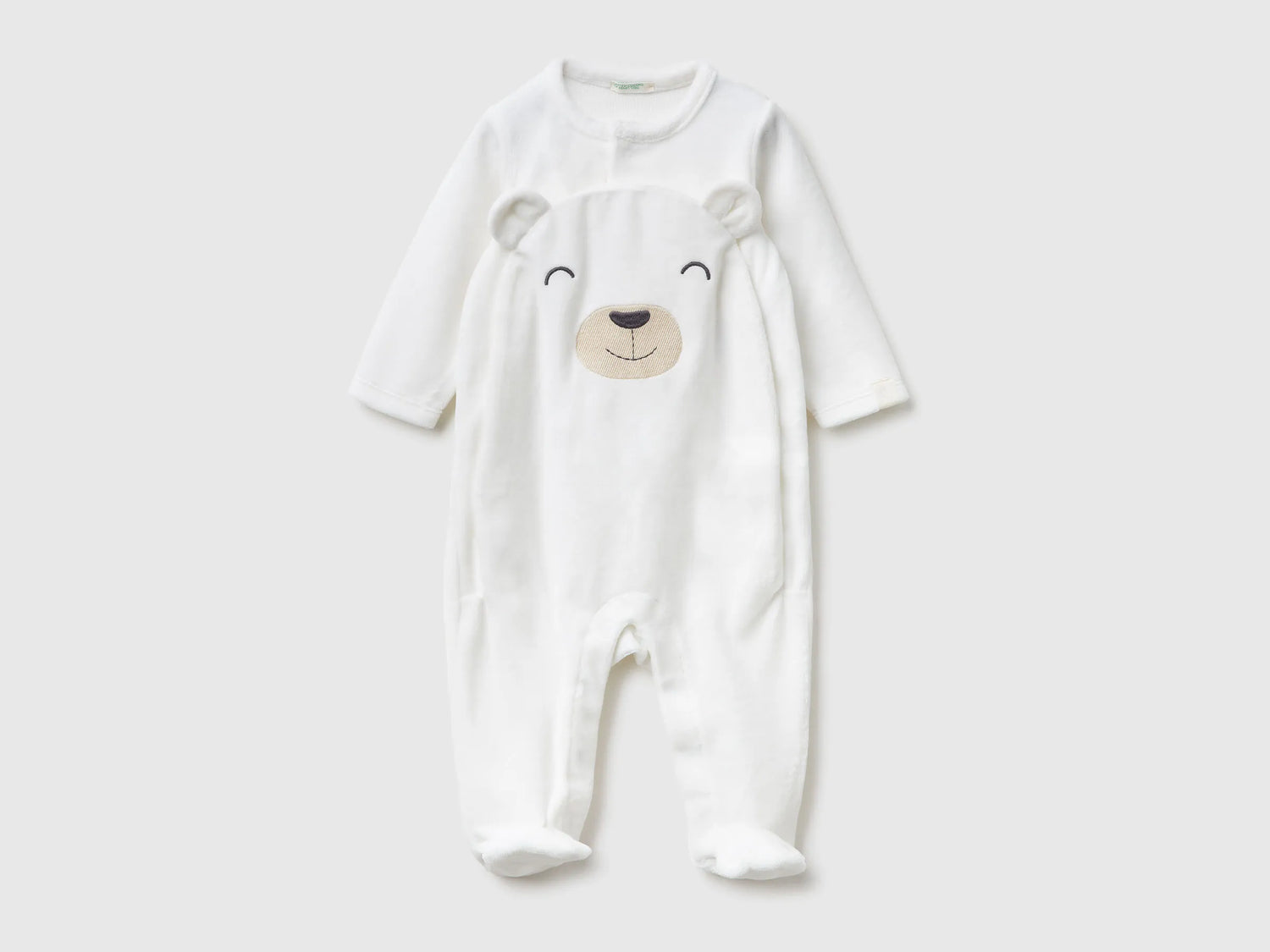 Benetton_Creamy White_Chenille Animal Onesie_3SP7AT019_074_01
