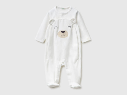 Benetton_Creamy White_Chenille Animal Onesie_3SP7AT019_074_01