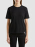 Benetton Black Women Regular Fit Crew Neck T-Shirt SKU: 3T5BD10CA_100 Image 00