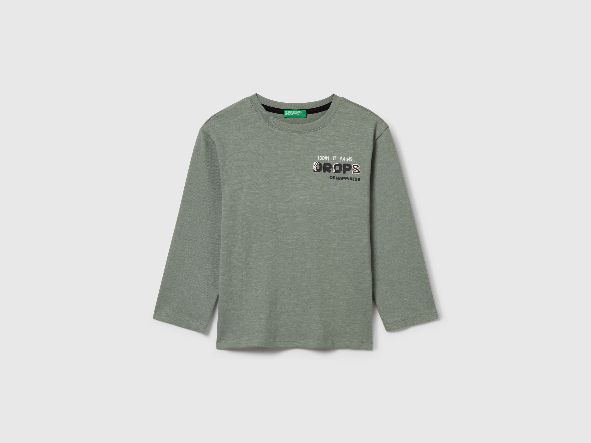 Benetton_Light Green_T-Shirt with Monster Print_3TAMG10KM_075_01