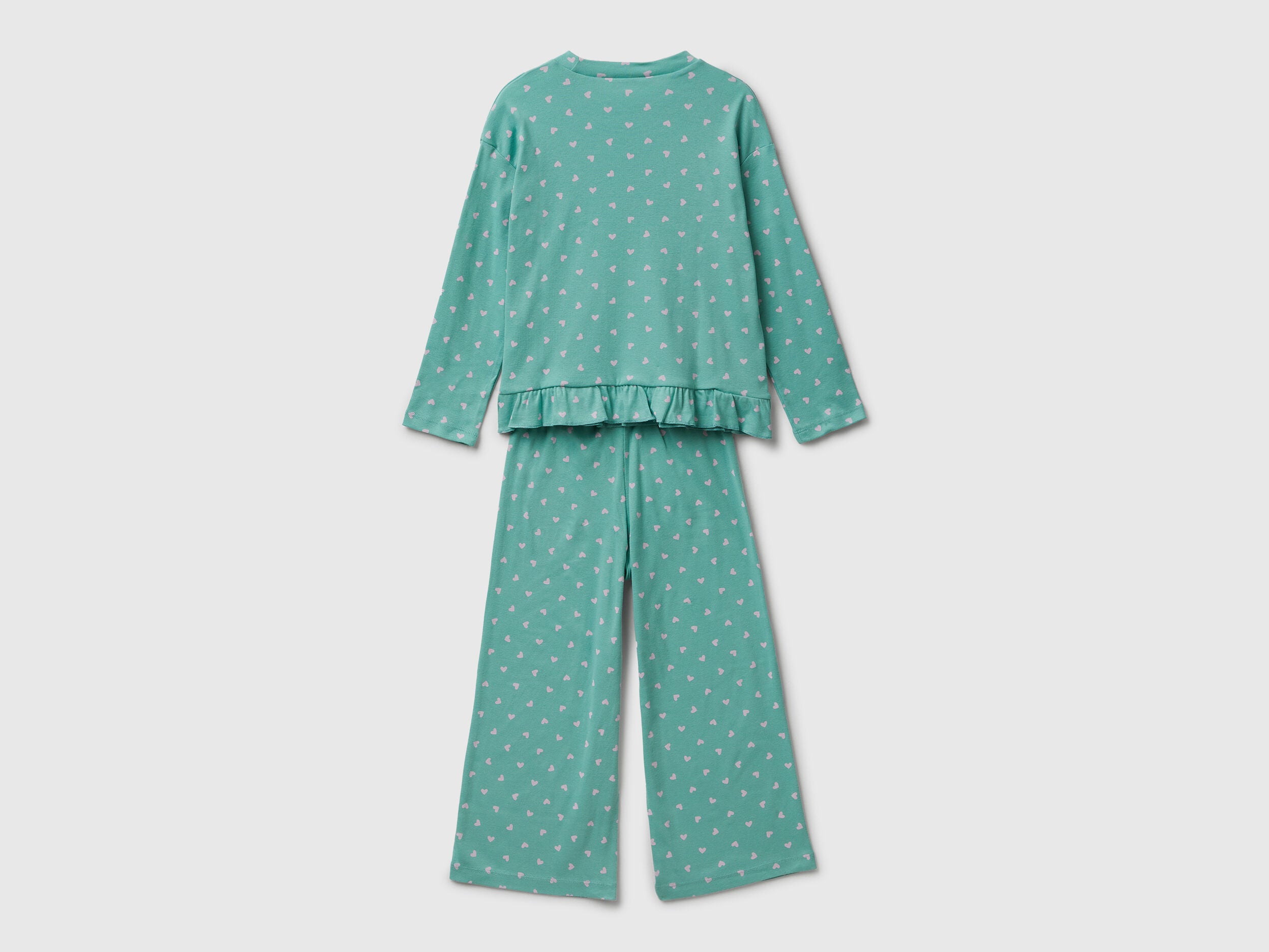 Benetton_Aqua_Pyjamas with Heart Print _3TGJ0P094_61R_02