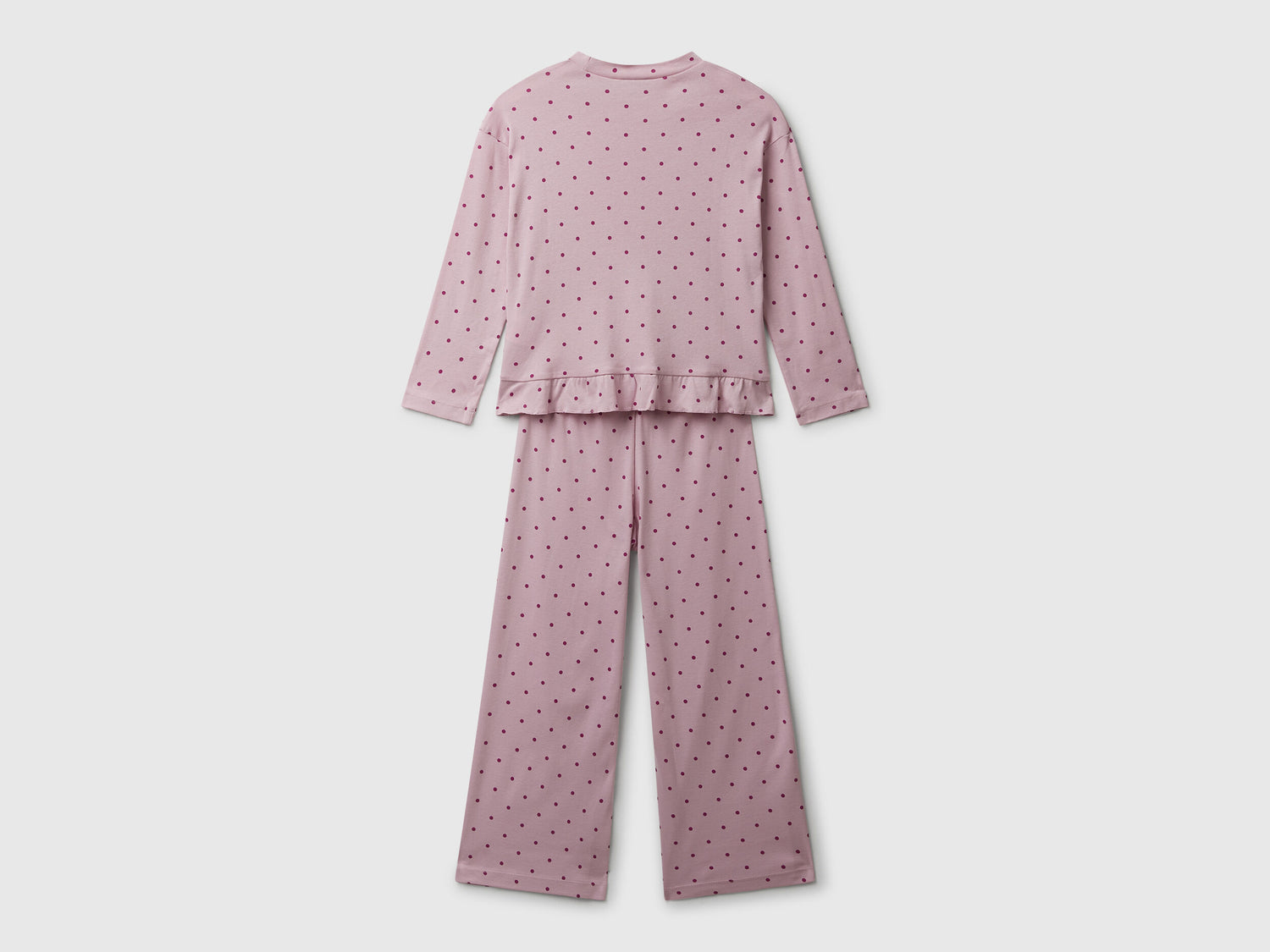 Benetton_Pink_Pyjamas with Polka Dot Print_3TGJ0P094_62N_02