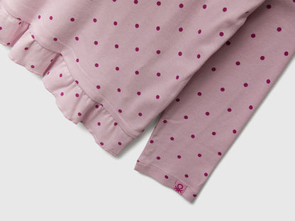 Benetton_Pink_Pyjamas with Polka Dot Print_3TGJ0P094_62N_03