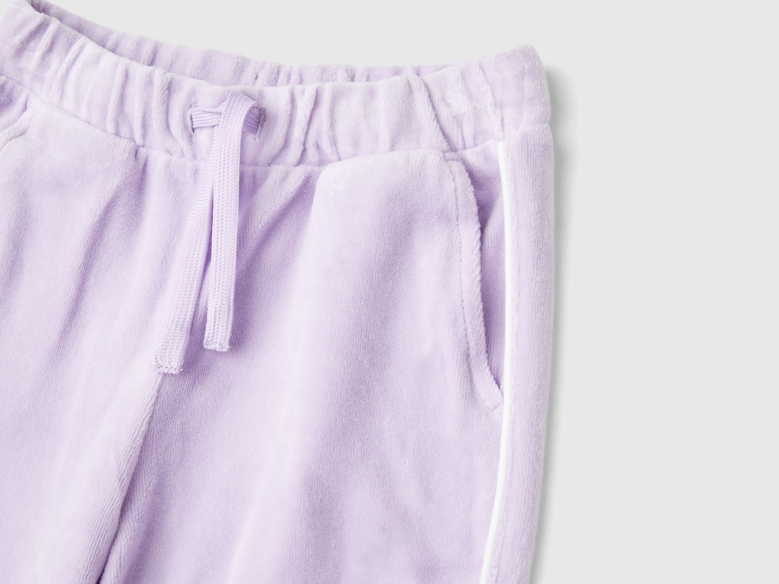 Chenille Trousers with Logo_3UK0GF03Y_054_03