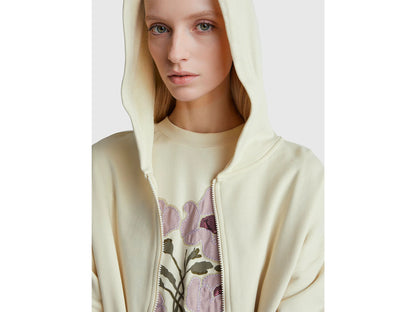 Benetton_White_100% Cotton Sweatshirt with Zip and Hood_3UNID500R_3C9_04