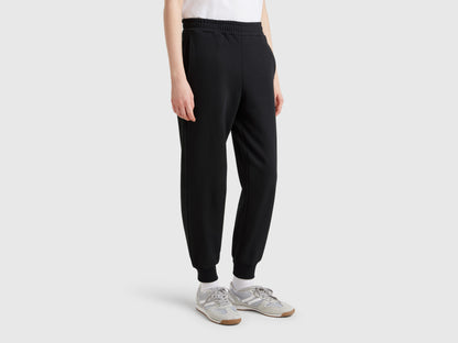 Benetton_Black_Pure Cotton Joggers_3UNIDF01A_100_02