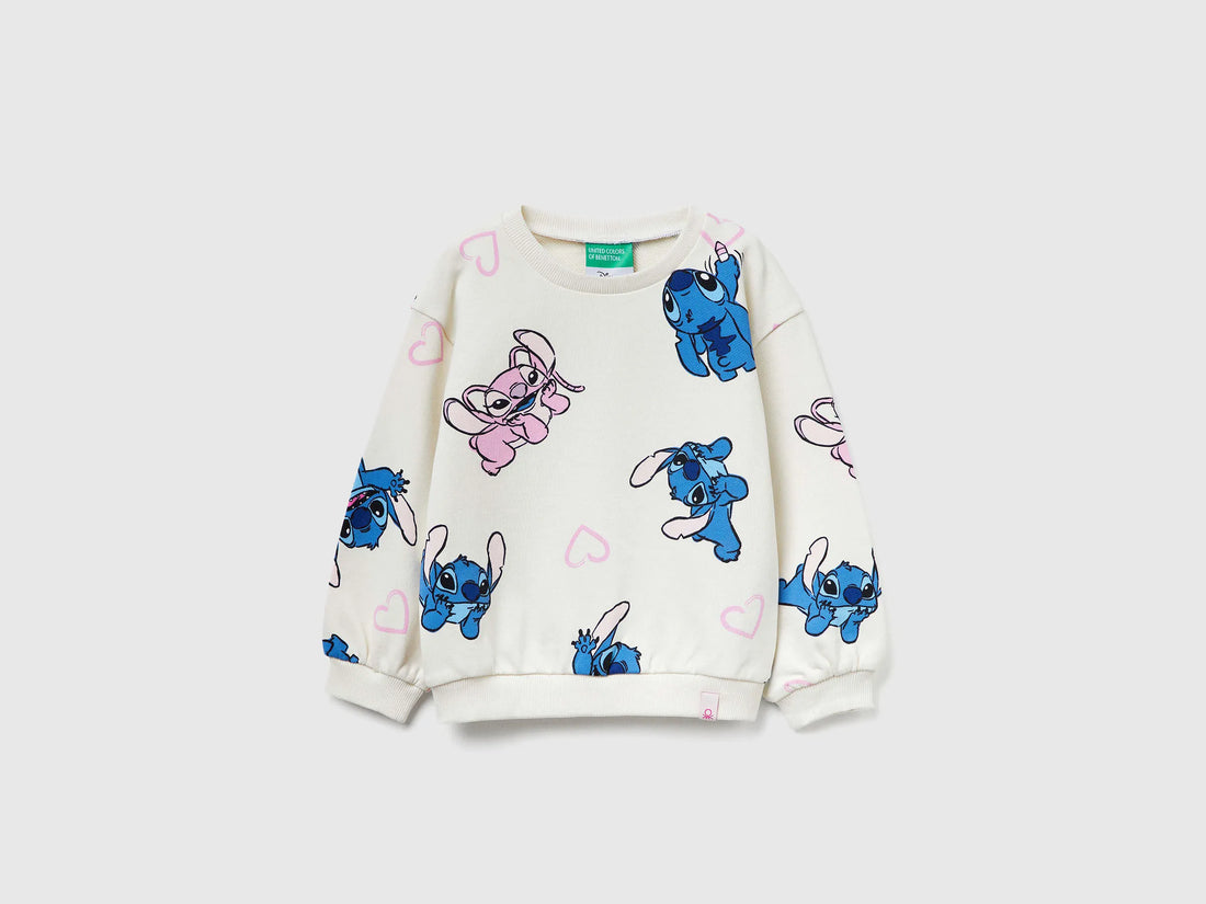 Benetton_Lilac_Lilo &amp; Stitch ©Disney Pattern Sweatshirt_3UNPG10KD_64Y_01
