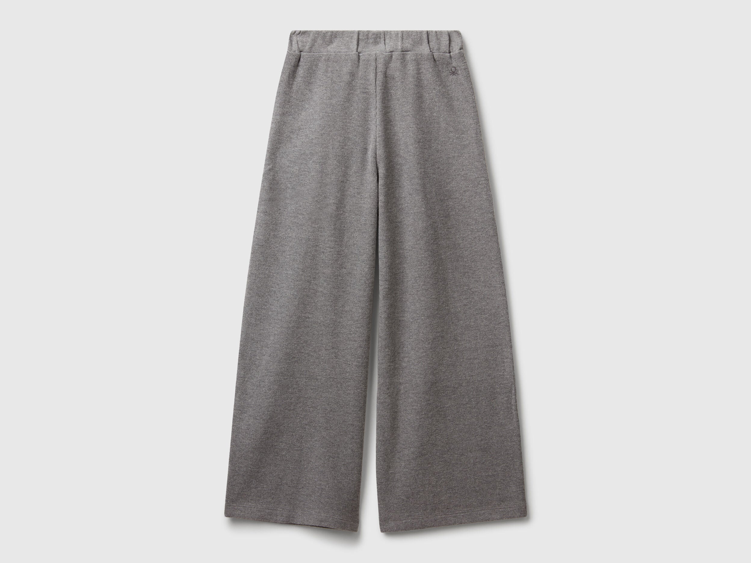 Benetton_Dark Gray_Trousers with Sash in Warm Cotton_3UODCF06F_507_02