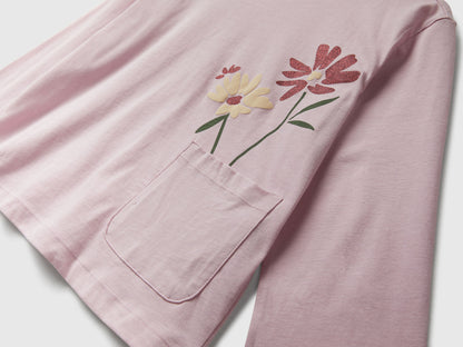 Benetton_Pink_Pyjamas with Flower Print_3VD00P09C_07Z_03
