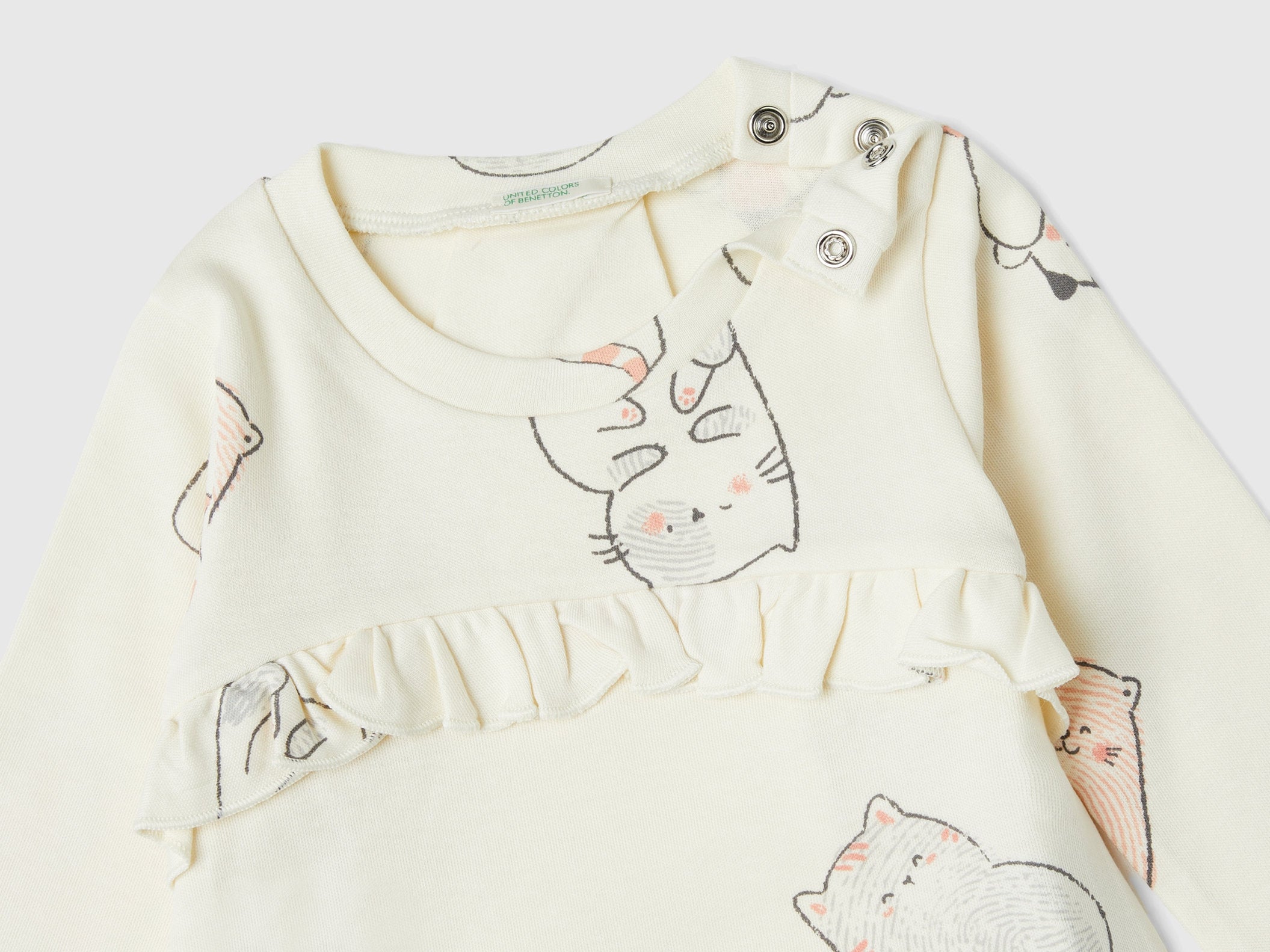 Kitten T-Shirt In Pure Cotton_3VDDA1059_61T_03