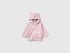 Benetton Pink New Born Chenille Sweatshirt with Embroidery SKU: 3VHNA501Z_197 Image 01