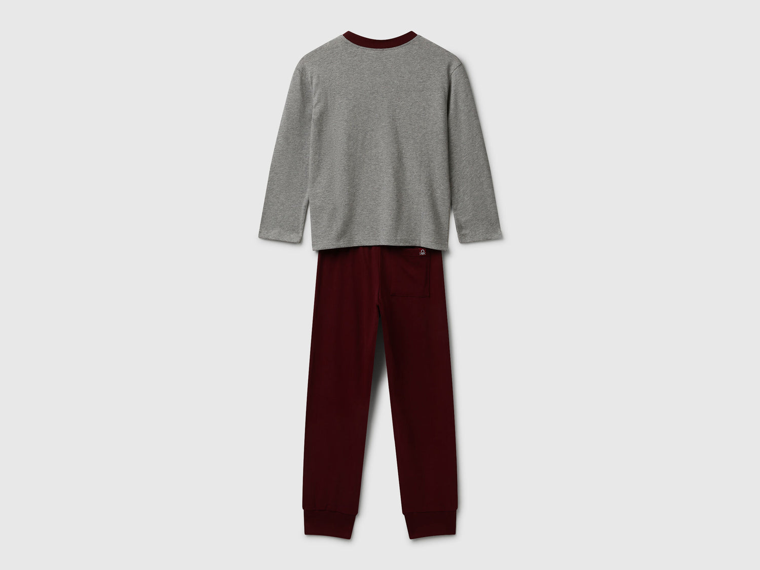 Benetton_Light Gray_Pyjamas in Warm Cotton_3VR50P08V_501_02