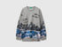 Benetton_Light Gray_Sweatshirt with Print_3WECC10PR_901_01