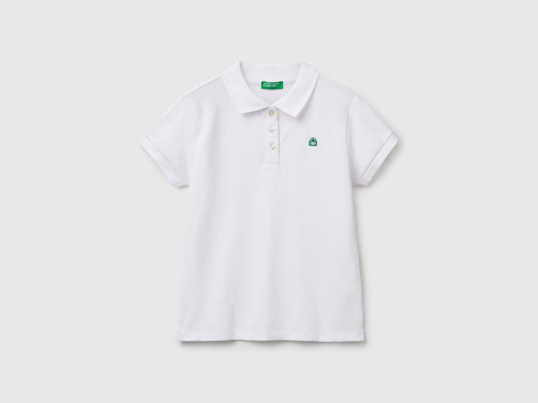 Beneton_Short Sleeve Polo in Cotton _3WG9C300O_101_01