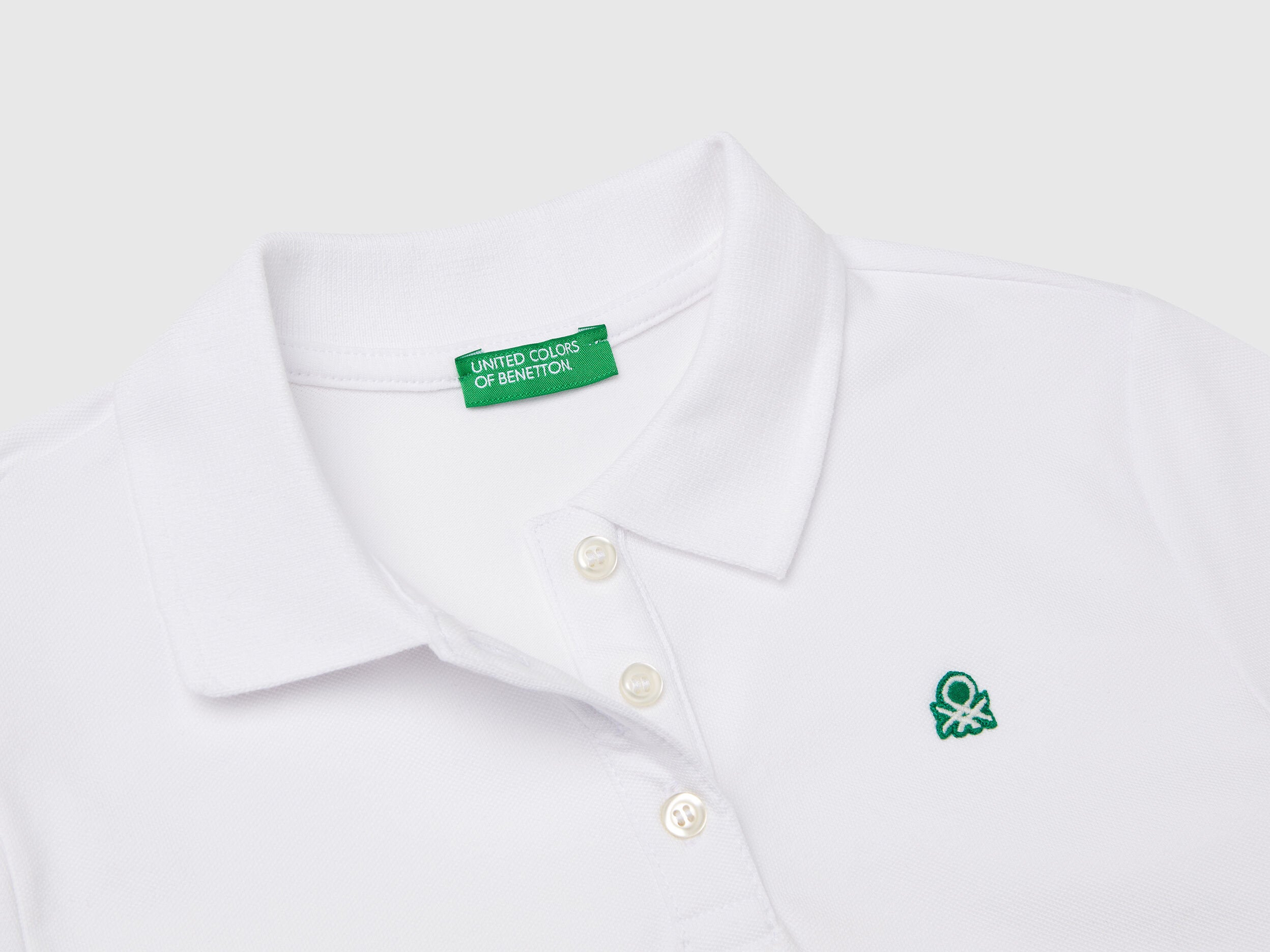 Beneton_Short Sleeve Polo in Cotton _3WG9C300O_101_03