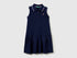 Benetton Blue Girls Polo-Style Dress SKU: 3WG9CV012_252 Image 01