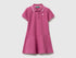 Benetton Pink Girls Polo-Style Dress SKU: 3WG9GV00Z_01T Image 01