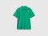 Benetton Green Men Olive Green Slim Fit Polo Shirt SKU: 3WG9U301Z_108 Image 01