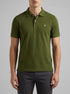 Benetton Olive Green Men Olive Green Slim Fit Polo Shirt SKU: 3WG9U301Z_35Y Image 00
