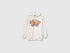 Benetton Creamy White Boys Hoodie ©Peanuts SKU: 3WITC205V_674 Image 01