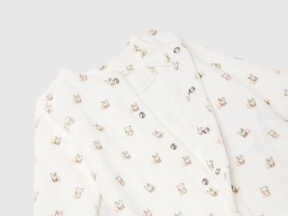 Benetton_Creamy White_Onesie and Chenille Cap Set_3WQSAK01G_905_03