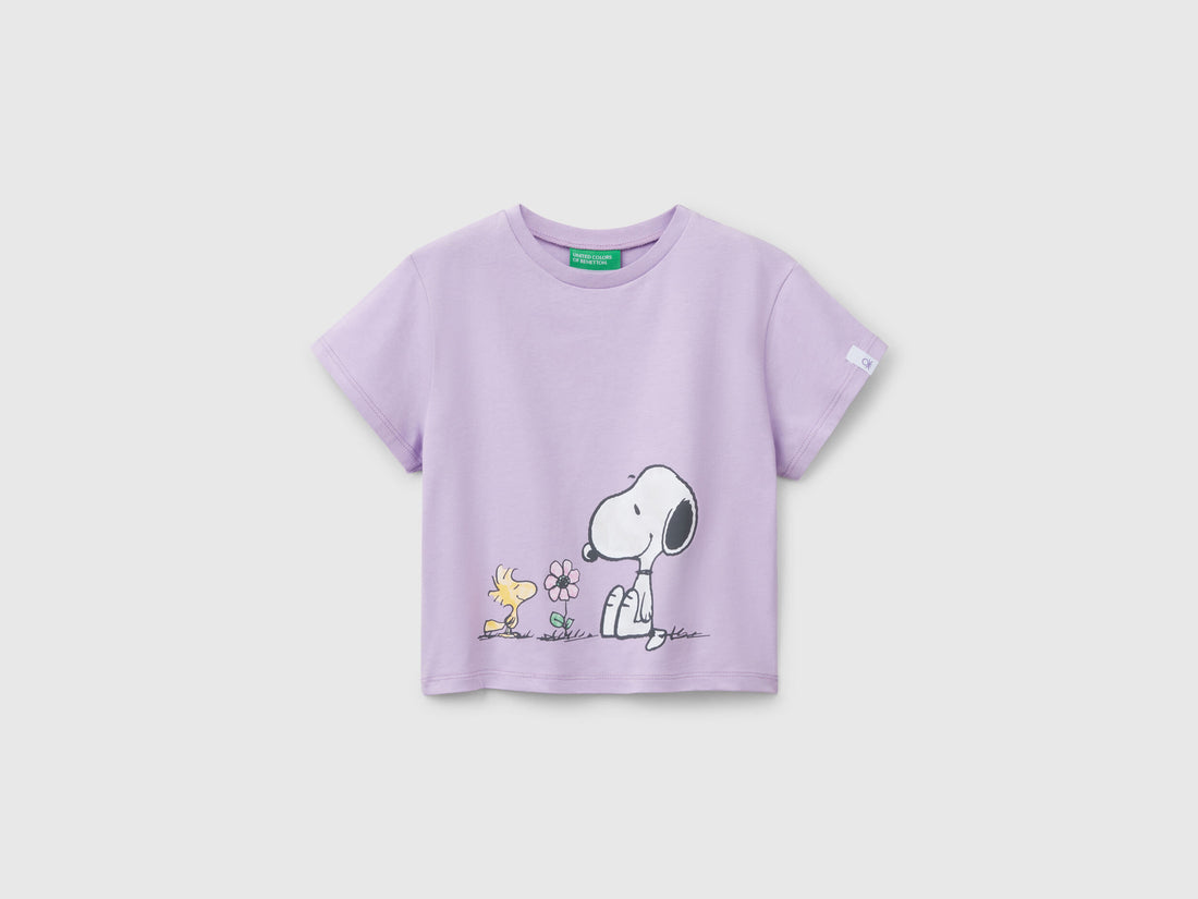 Benetton_Crew Neck Snoopy ©Peanuts T-Shirt_3X1SG10I9_07W_01