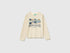 Benetton Creamy White Girls Mofusend 100% Cotton T-Shirt SKU: 3XUGC10UK_00V Image 01