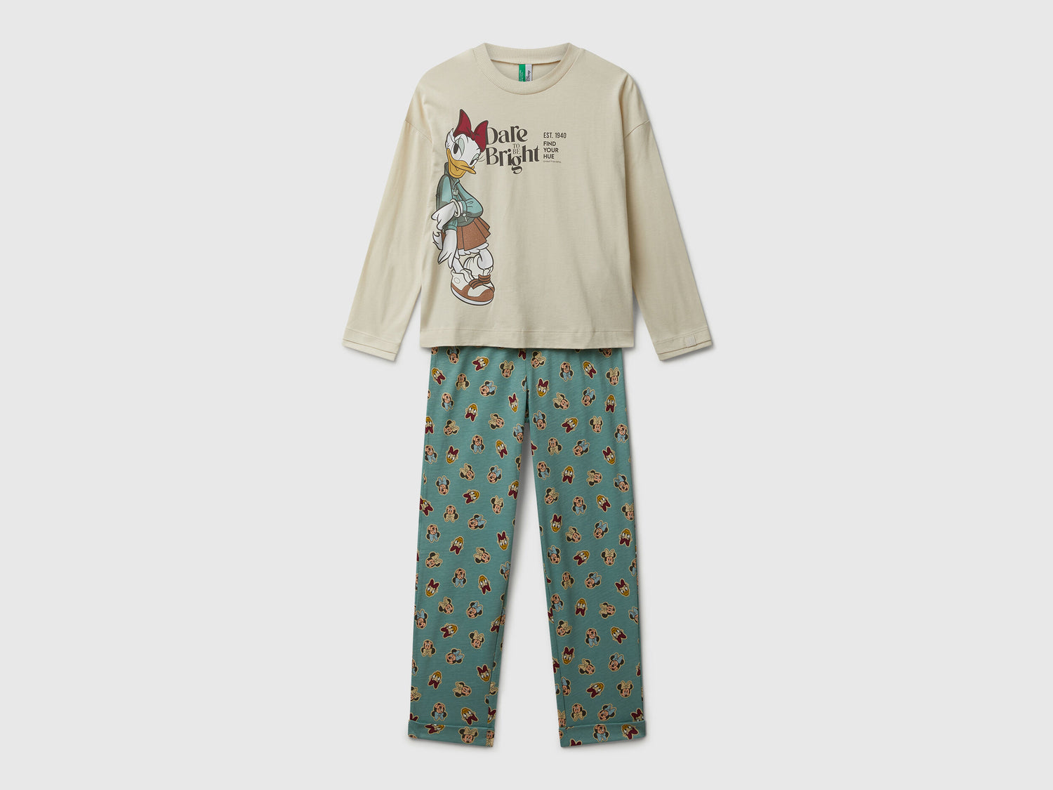 Benetton_Beige_©Disney Daisy Duck Pyjamas_3Y5E0P09A_0L8_01