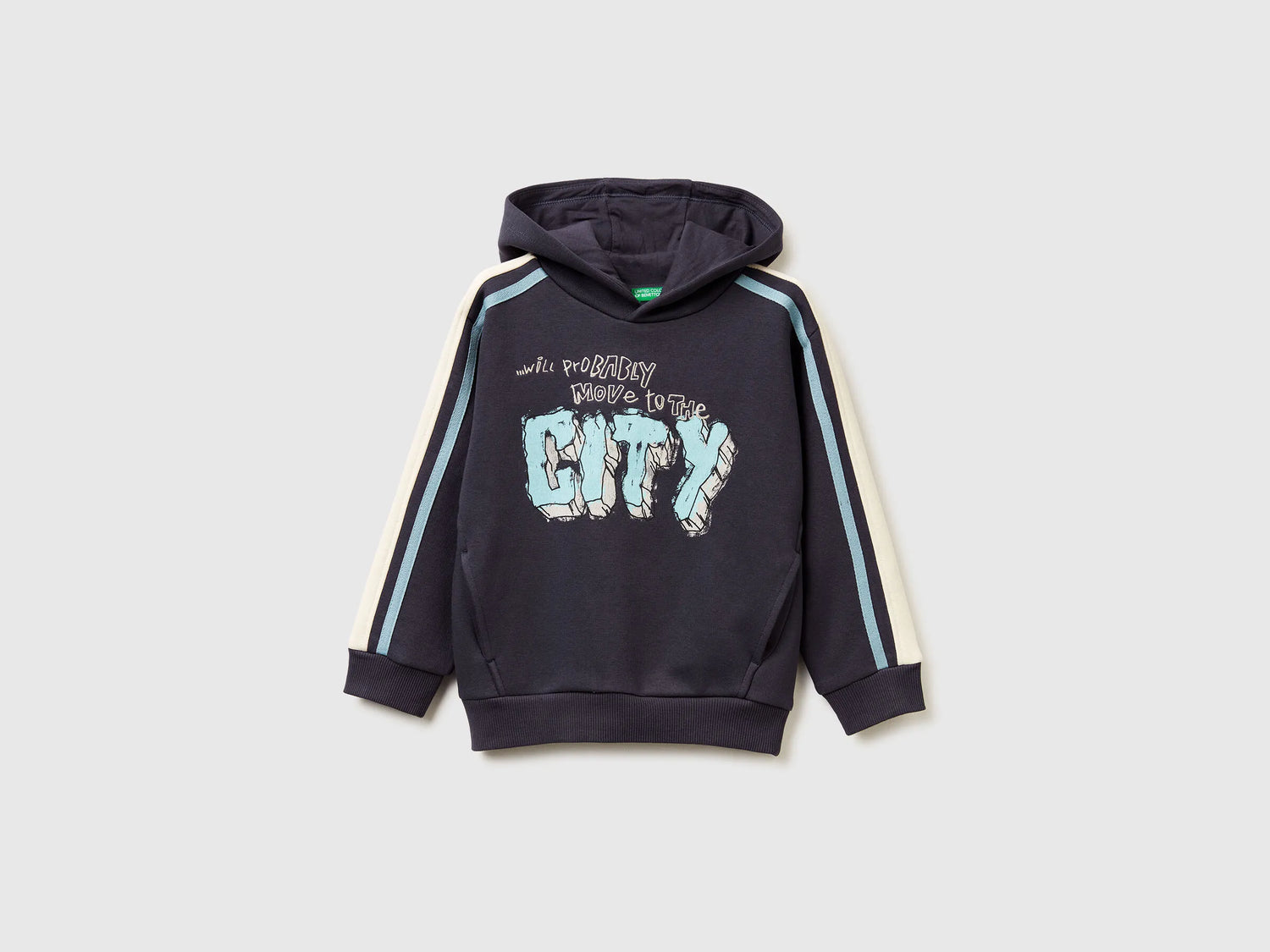 Benetton_Air Force Blue_Oversized Hoodie_3YBPG2018_0J8_01