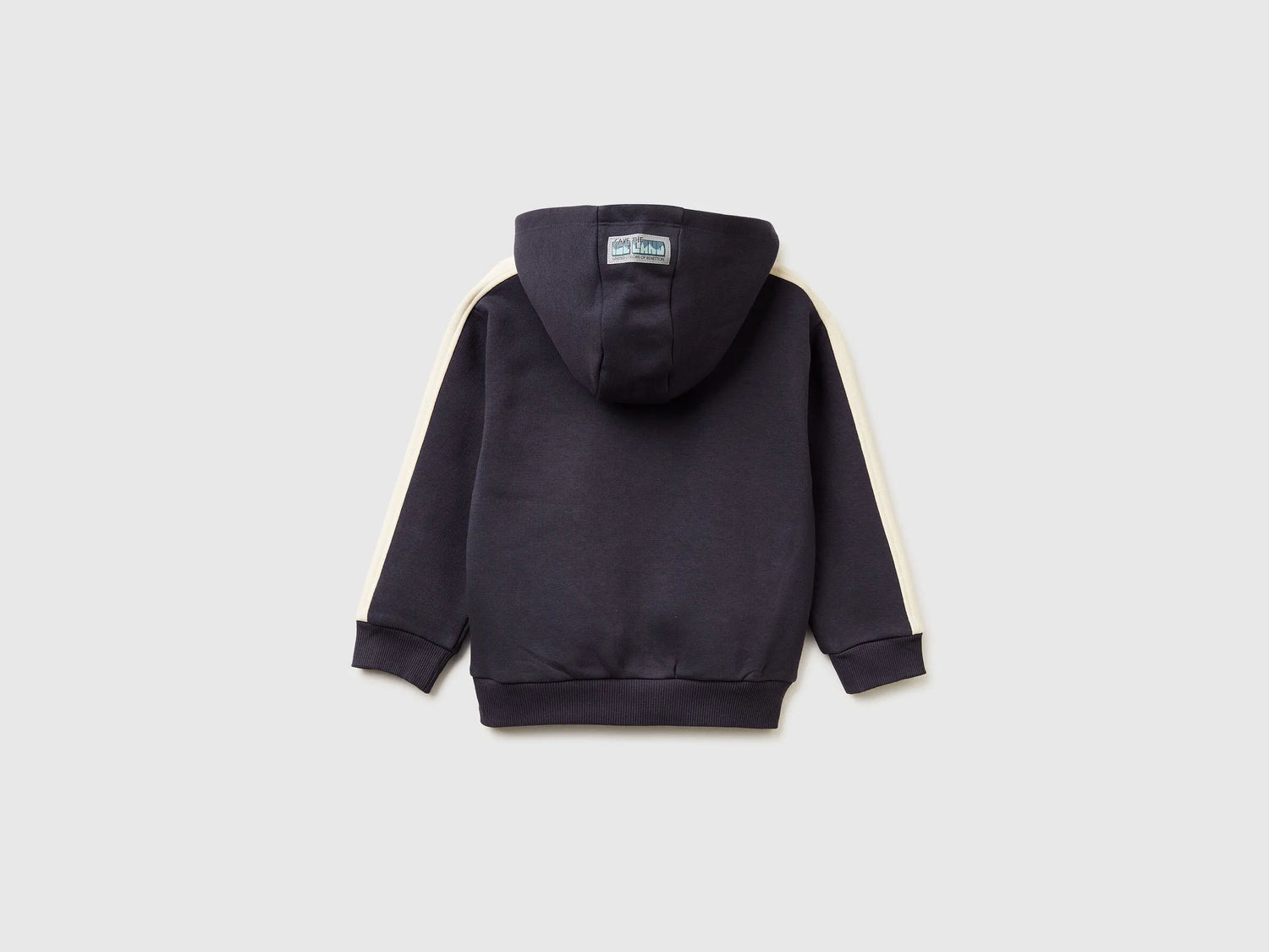 Benetton_Air Force Blue_Oversized Hoodie_3YBPG2018_0J8_02