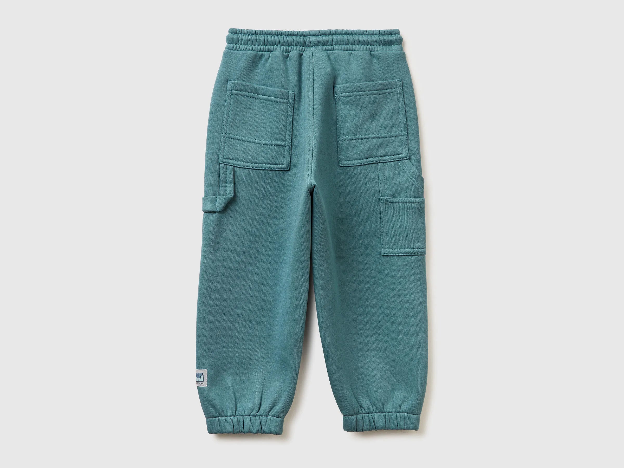 Benetton_Turquoise_Joggers in Warm Cotton_3YBPGF059_19W_02