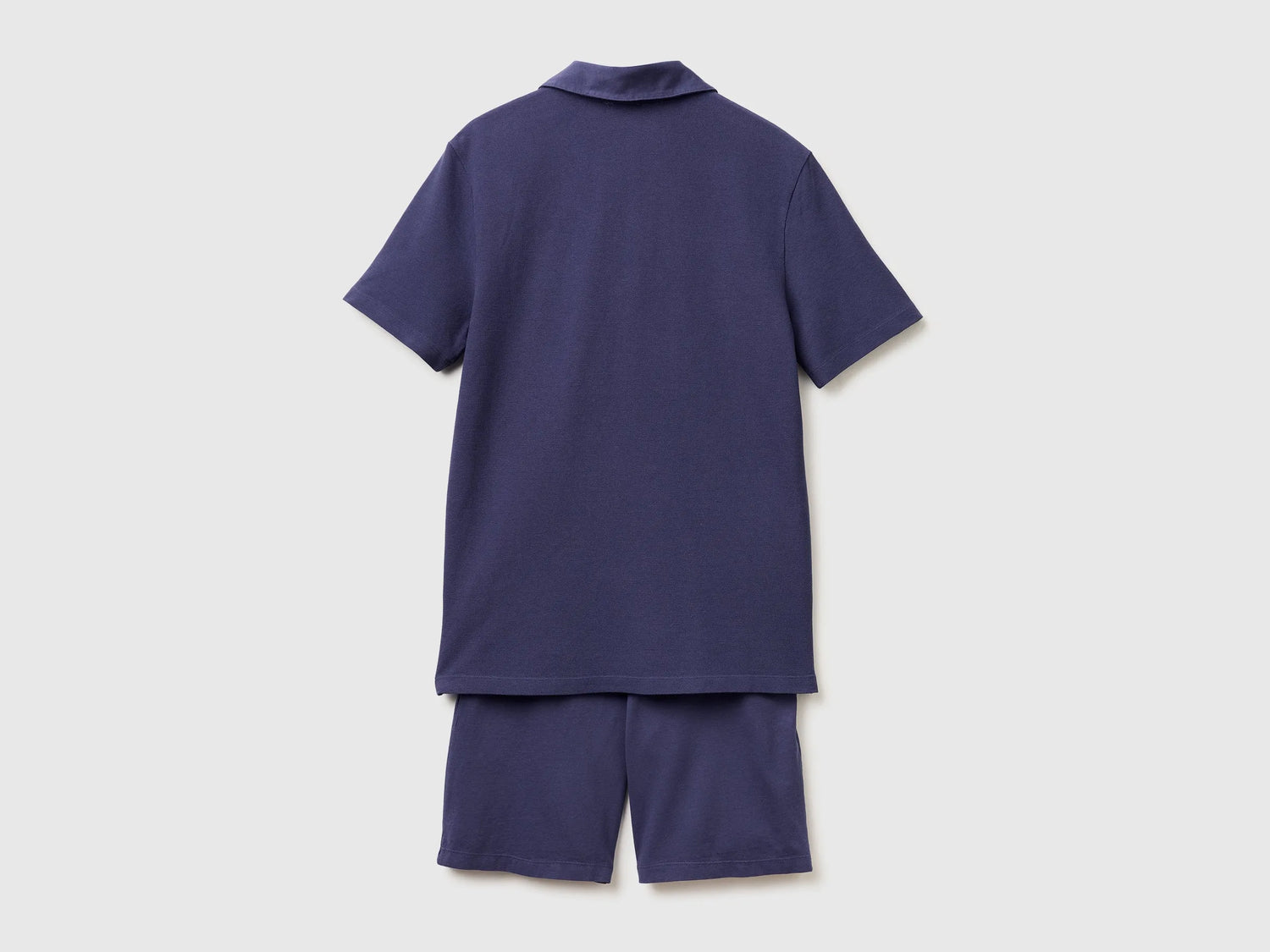 Benetton Blue Men Pyjamas with Polo Shirt SKU: 3YES4P036_34H Image 02