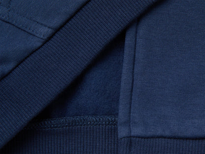 Benetton Blue Unisex Zip-Up Hoodie SKU: 3YWVA501Y_355 Image 03