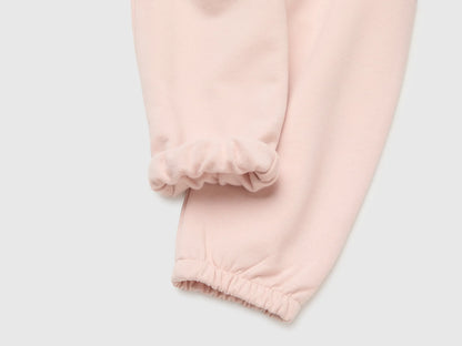 Benetton Soft Pink Girl Sweatpants with Animal on the Back SKU: 3YWVAF02P_08Q Image 03