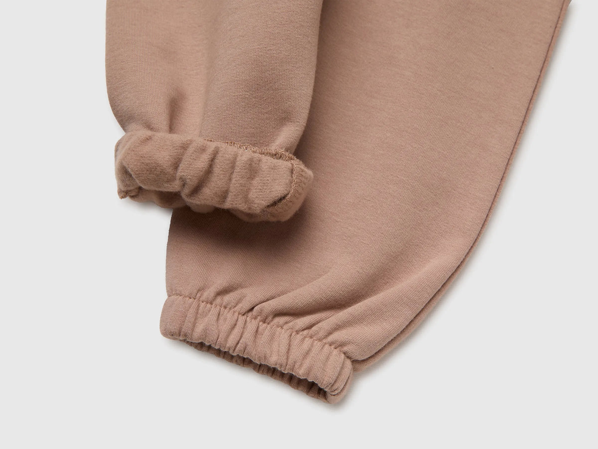 Benetton Dove Gray Unisex Sweatpants with Animal on the Back SKU: 3YWVAF02P_199 Image 03
