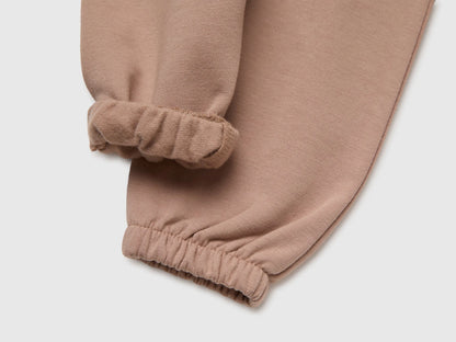 Benetton Dove Gray Unisex Sweatpants with Animal on the Back SKU: 3YWVAF02P_199 Image 03