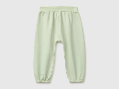 Benetton Light Green Unisex Sweatpants with Animal on the Back SKU: 3YWVAF02P_2G8 Image 01