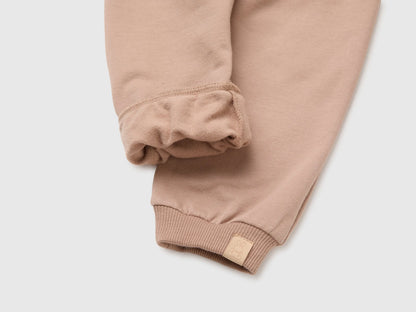 Benetton Dove Gray New Born Stretch Sweatpants SKU: 3YWVAF02Q_199 Image 03