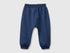 Benetton Blue New Born Stretch Sweatpants SKU: 3YWVAF02Q_355 Image 01