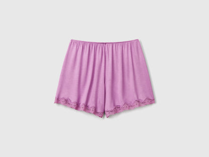 Benetton_Flowy Shorts with Lace_3Z123900V_3Z4_04