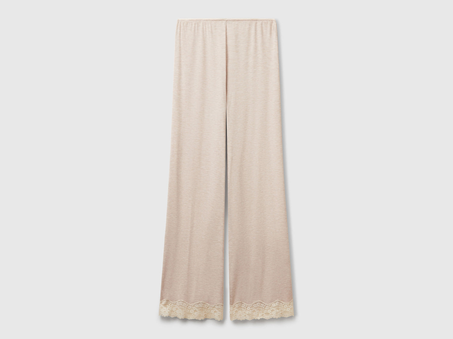 Benetton_Flowy Trousers with Lace_3Z123F04A_729_05