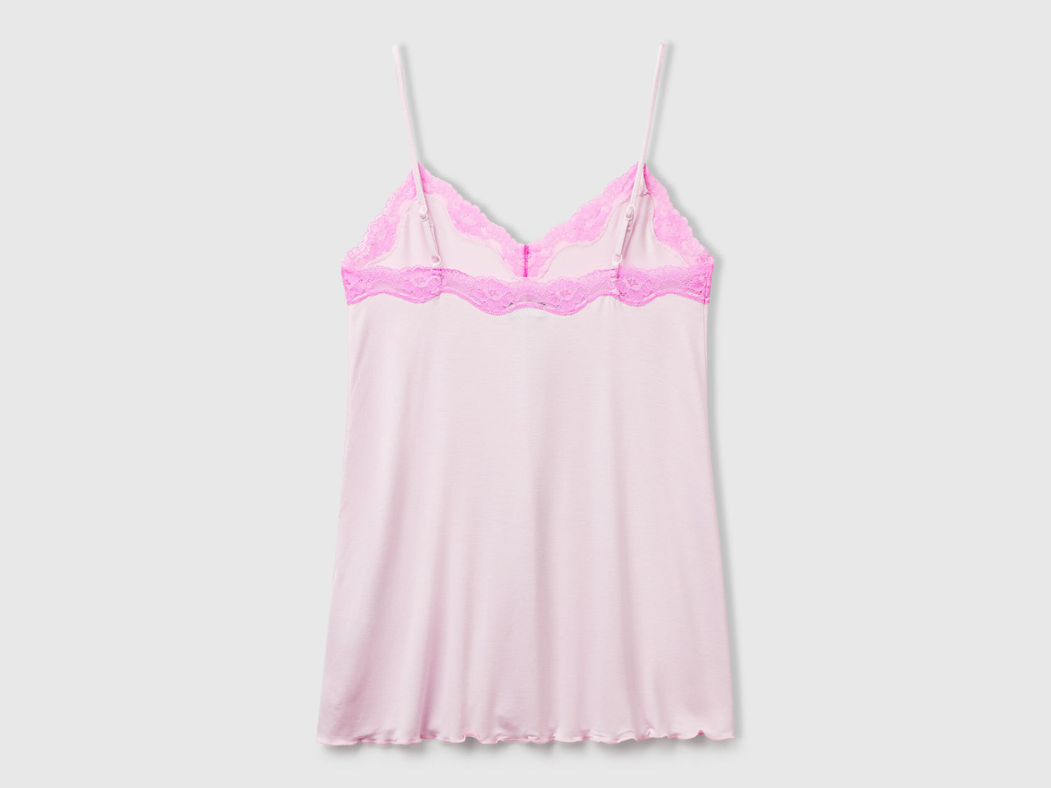 Benetton_Tank Top with Lace Edge_3Z123H00J_24Z_05