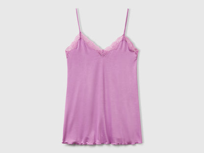 Benetton_Tank Top with Lace Edge_3Z123H00J_3Z4_04
