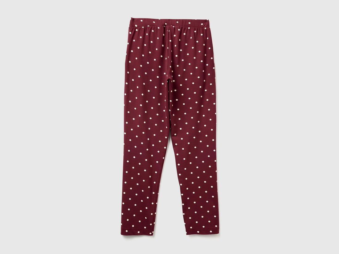 Benetton_Burgundy_Warm Polka Dot Trousers_3ZMB3F04P_62Q_02