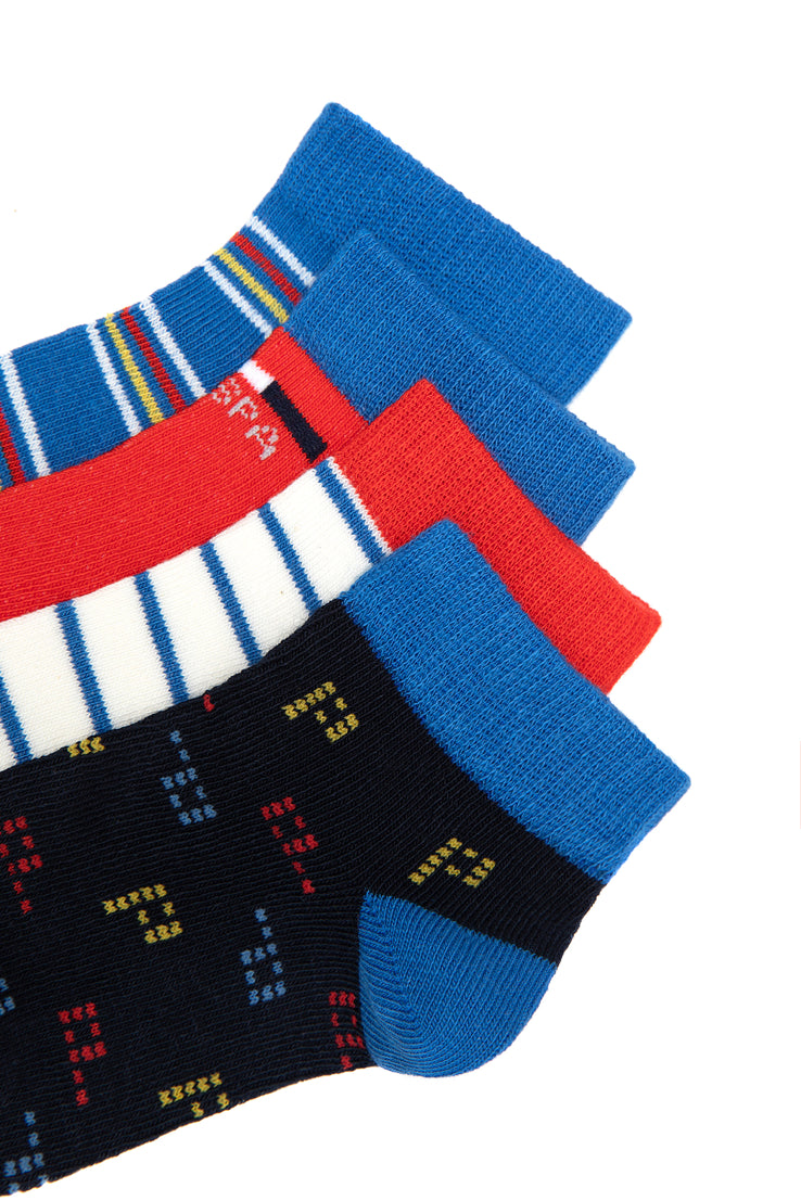 4-Pack Multi-Color Socks