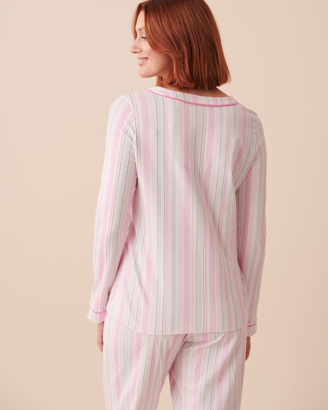 Cotton Long Sleeve Pyjama Shirt_40100524_P10357_02